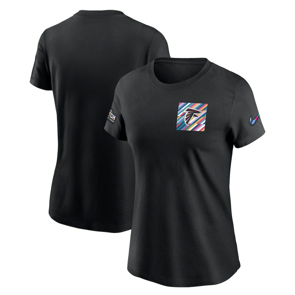 Atlanta Falcons Women's Crucial Catch Sideline Tri-Blend T-Shirt - Black | Nike sale