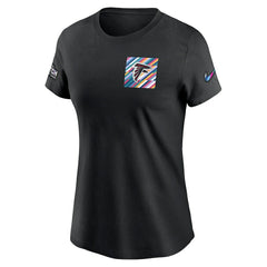 Atlanta Falcons Women's Crucial Catch Sideline Tri-Blend T-Shirt - Black | Nike sale