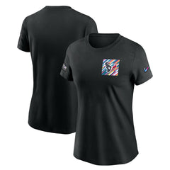 Houston Texans Women's Crucial Catch Sideline Tri-Blend T-Shirt - Black | Nike outlet