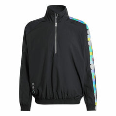 Peter Saville x Manchester United Half-Zip Pullover Jacket – Black | Adidas for sale
