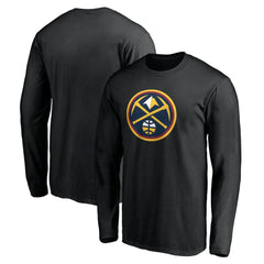 Denver Nuggets Primary Team Logo Long Sleeve T-Shirt sale - Black shop