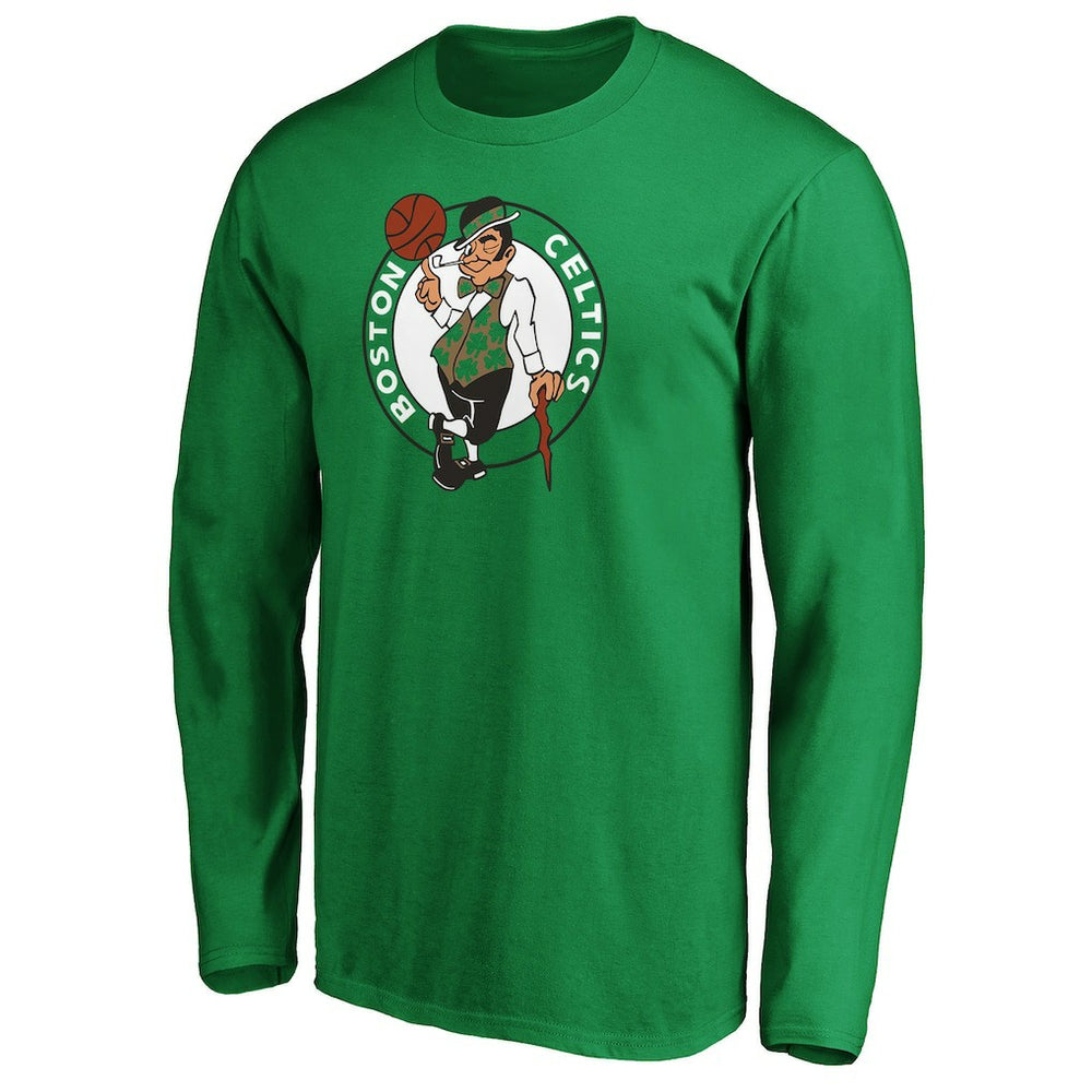 Boston Celtics Primary Team Logo Long Sleeve T-Shirt - Kelly Green shop