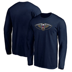 New Orleans Pelicans Primary Team Logo Long Sleeve T-Shirt - Navy shop
