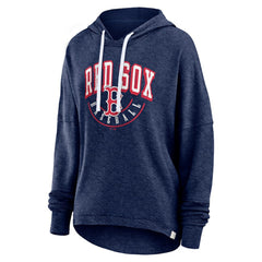 Boston Red Sox Women's Luxe Pullover Hoodie - Heather Navy
