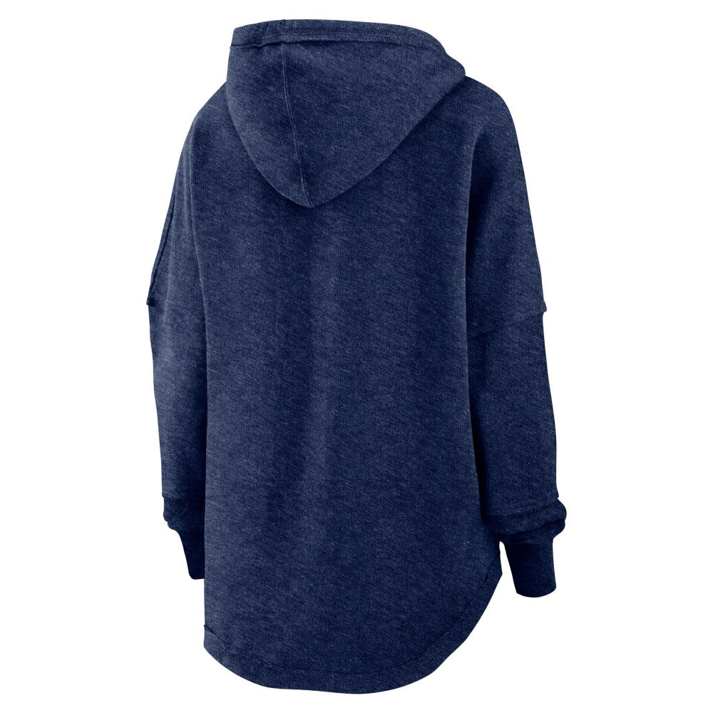 Houston Astros Women's Luxe Pullover Hoodie - Heather Navy