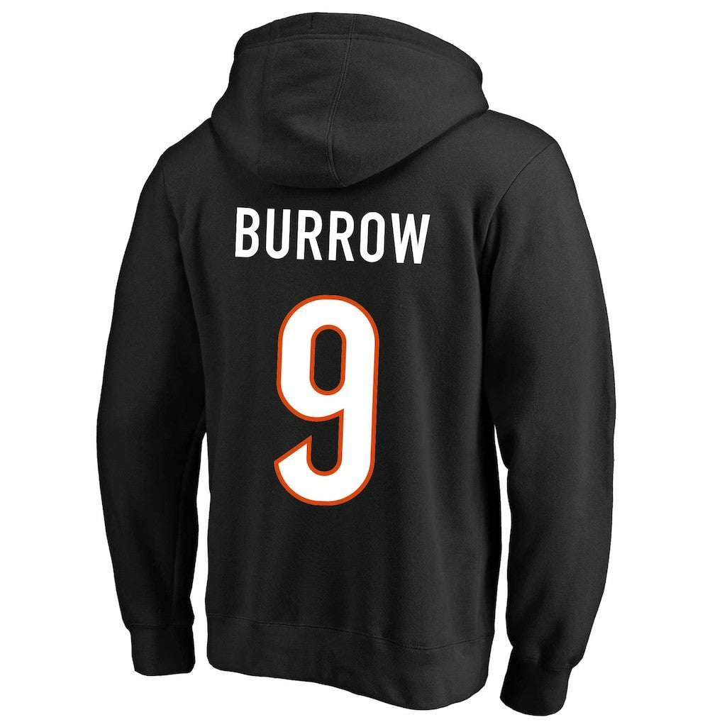Joe Burrow Cincinnati Bengals Big & Tall Fleece Name & Number Pullover Hoodie - Black cheap