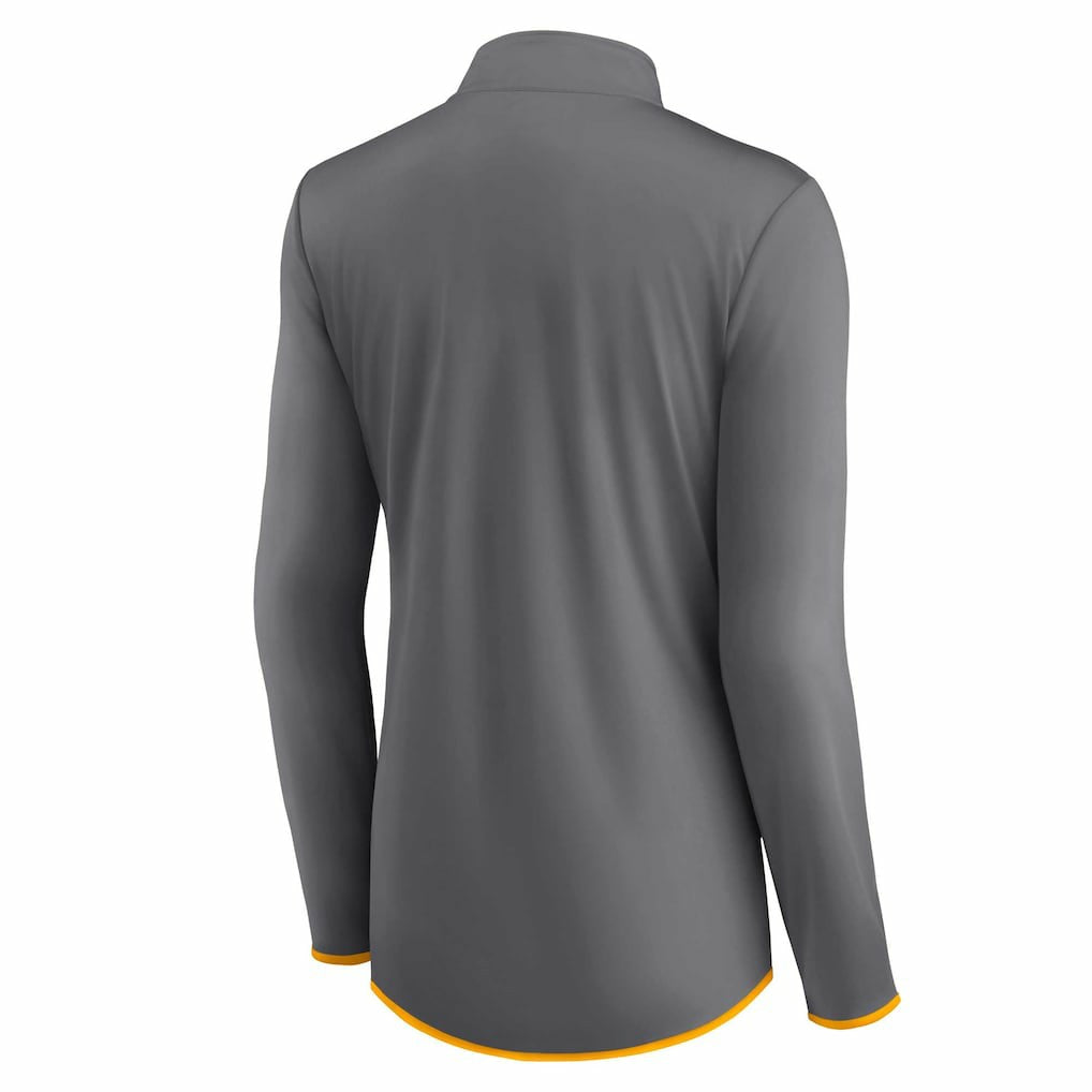 Los Angeles Rams Women's Adult Corner Long Sleeve 1/4 Zip Top - Gray sale