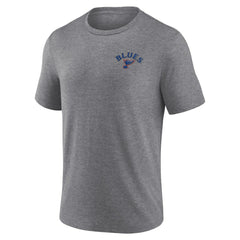 St. Louis Blues Fanatics Winger Tri-Blend T-Shirt Heather Gray