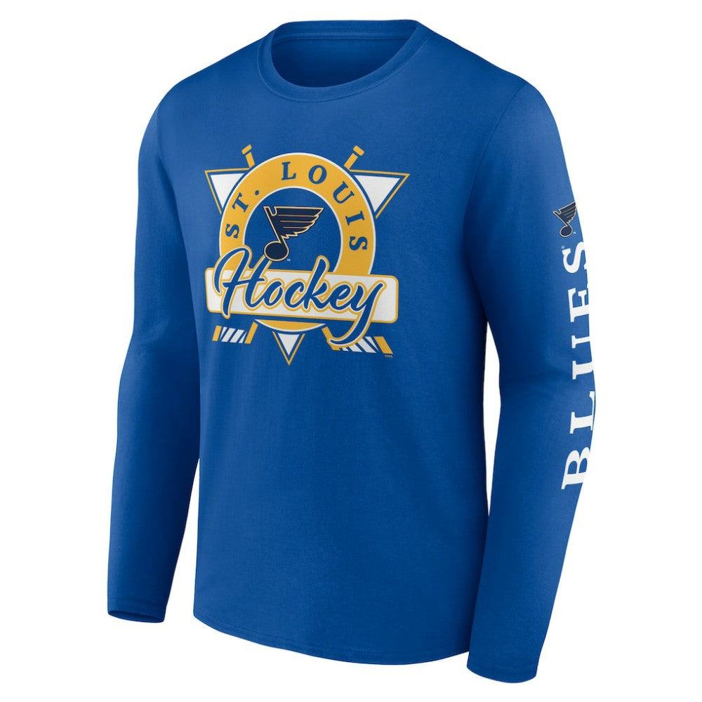 St. Louis Blues Fanatics Rinkside Long Sleeve T-Shirt Blue