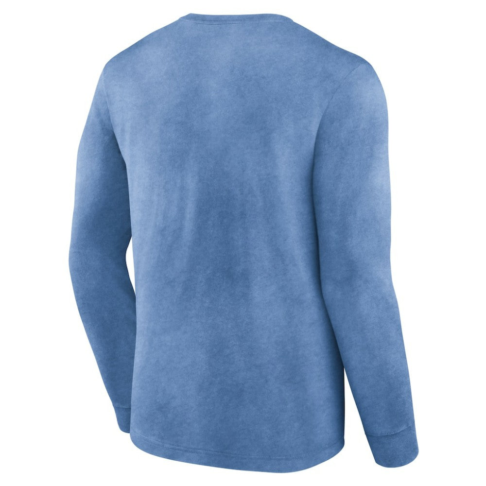 St. Louis Blues Fanatics Keep The Zone Long Sleeve T-Shirt Heather Blue