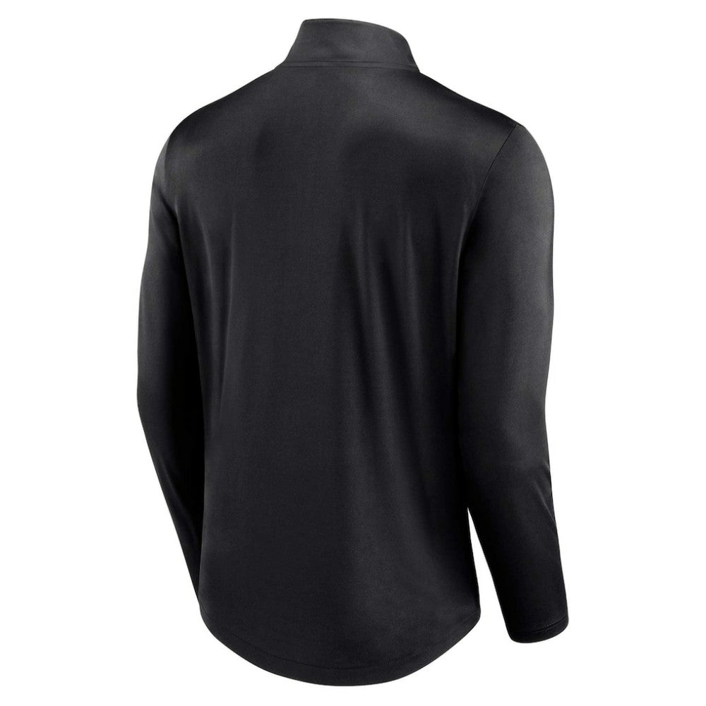 Colorado Rockies Quarterback Quarter-Zip Top - Black