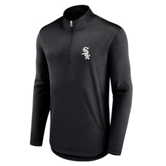 Chicago White Sox Quarterback Quarter-Zip Top - Black