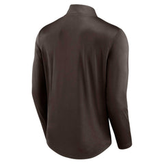 San Diego Padres Quarterback Quarter-Zip Top - Brown
