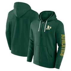 Athletics Offensive Line Up Lightweight Full-Zip Hoodie - Green