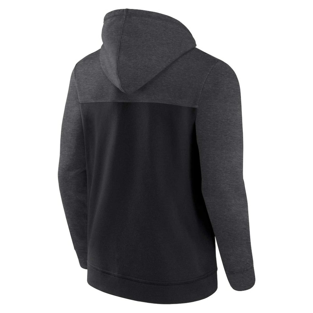 Colorado Rockies Offensive Line Up Lightweight Full-Zip Hoodie - Black