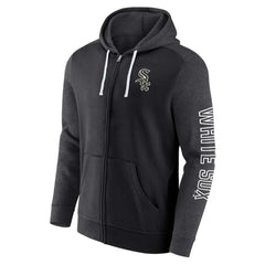 Chicago White Sox Offensive Line Up Lightweight Full-Zip Hoodie - Black