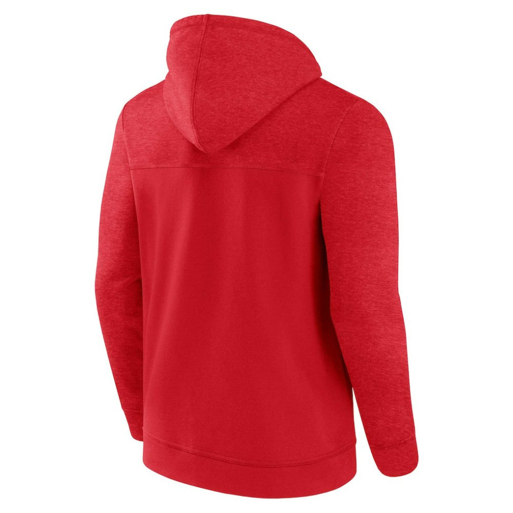 St. Louis Cardinals Offensive Line Up Lightweight Full-Zip Hoodie - Red