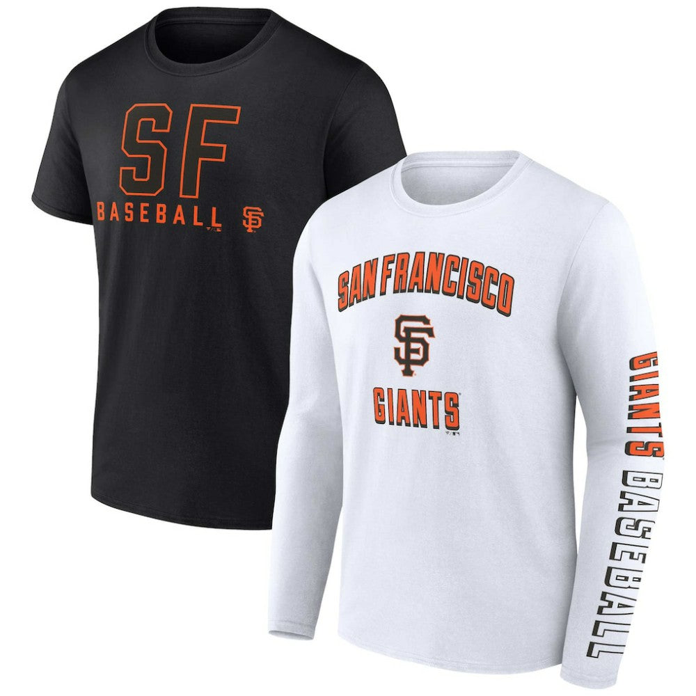 San Francisco Giants Two-Pack Combo T-Shirt Set - Black/White