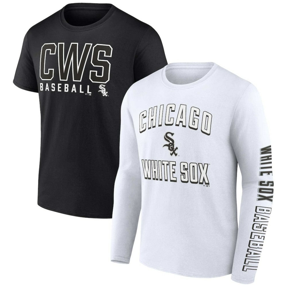 Chicago White Sox Two-Pack Combo T-Shirt Set - Black/White
