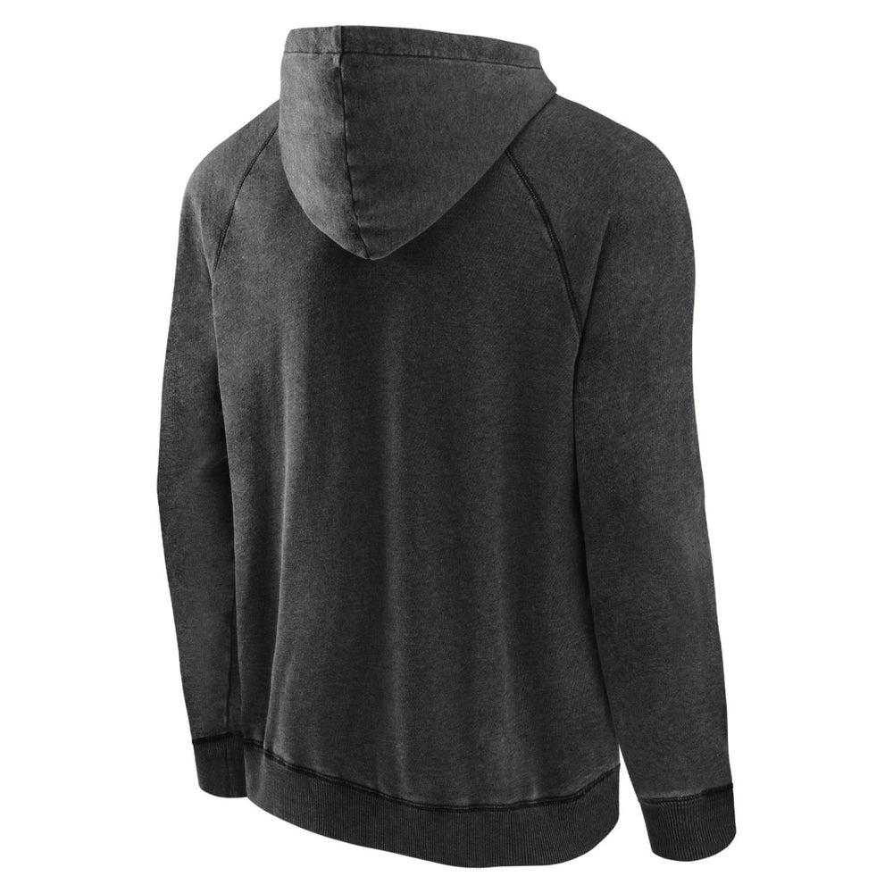 Toronto Raptors Foul Trouble Snow Wash Raglan Pullover Hoodie - Heather Charcoal | Fanatics sale