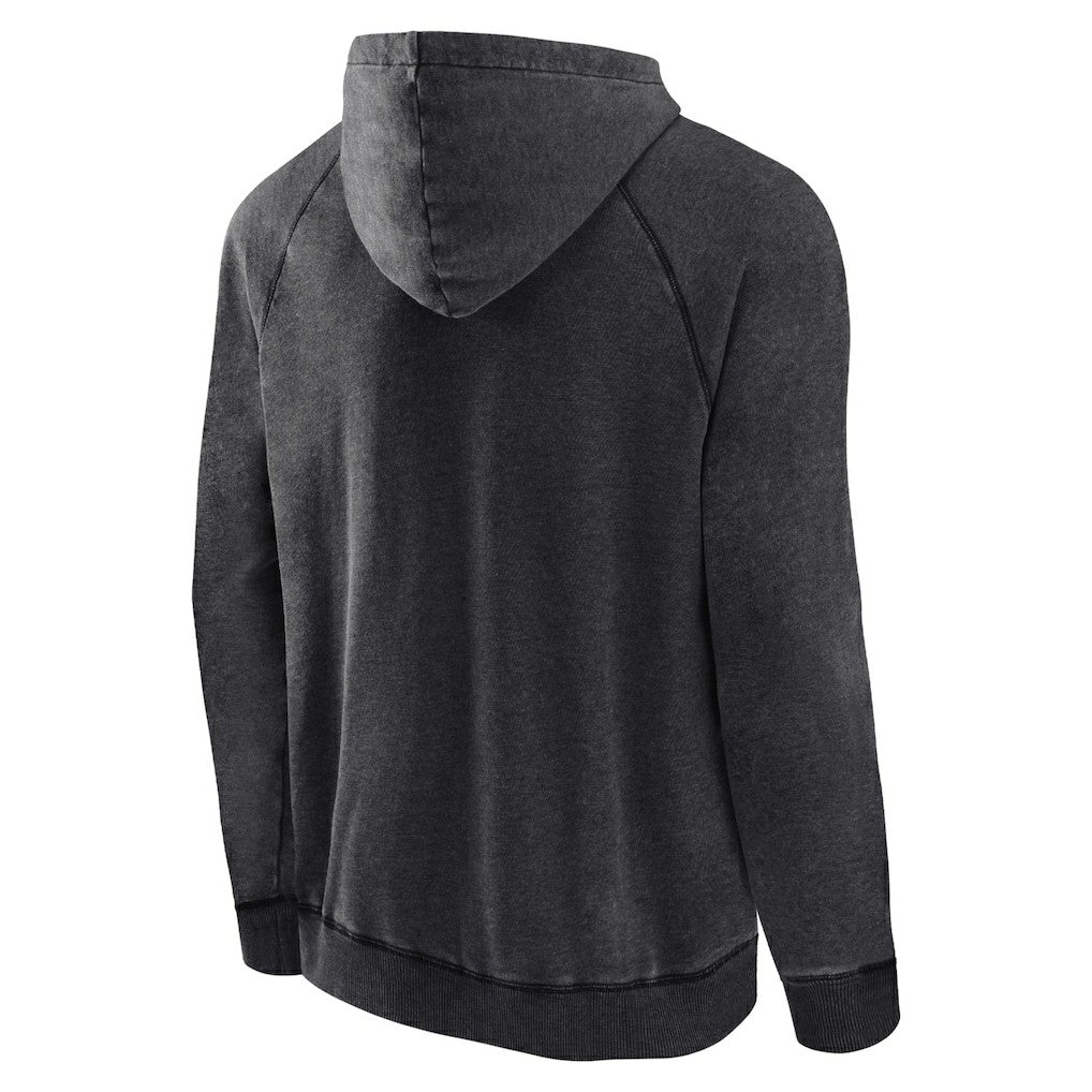 Brooklyn Nets Foul Trouble Snow Wash Raglan Pullover Hoodie - Heather Charcoal | Fanatics on sale