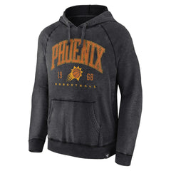 Phoenix Suns Foul Trouble Snow Wash Raglan Pullover Hoodie sale - Heather Charcoal | Fanatics for sale