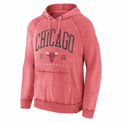 Chicago Bulls Foul Trouble Snow Wash Raglan Pullover Hoodie - Heather Red | Fanatics online