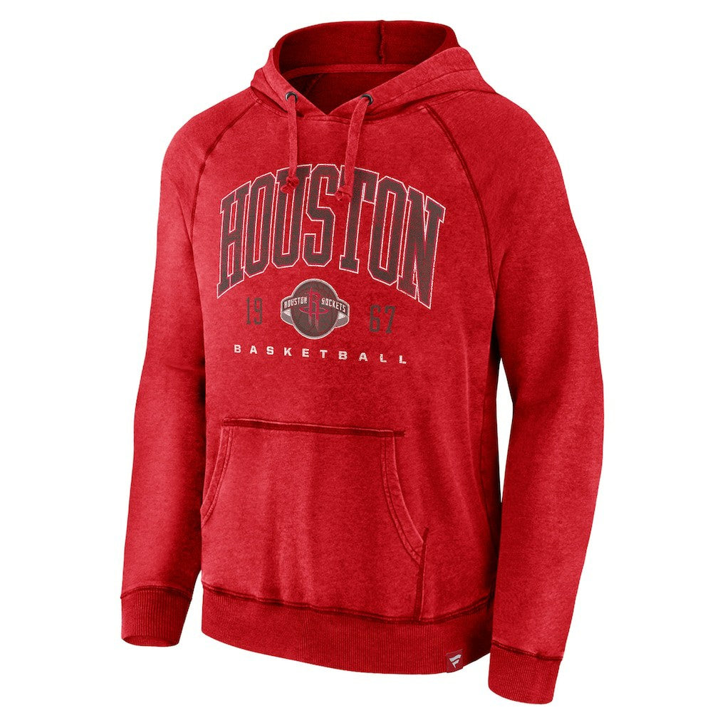 Houston Rockets Foul Trouble Snow Wash Raglan Pullover Hoodie sale - Heather Red | Fanatics sale