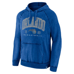 Orlando Magic Foul Trouble Snow Wash Raglan Pullover Hoodie - Heather Blue | Fanatics shop