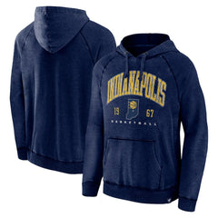Indiana Pacers Foul Trouble Snow Wash Raglan Pullover Hoodie - Heather Navy | Fanatics sale