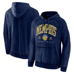 Memphis Grizzlies Foul Trouble Snow Wash Raglan Pullover Hoodie - Heather Navy | Fanatics on sale