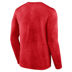 Atlanta Hawks Front Court Press Snow Wash Long Sleeve T-Shirt - Heather Red | Fanatics on sale