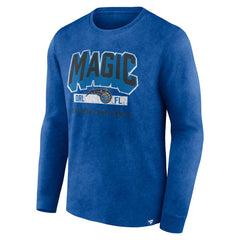 Orlando Magic Front Court Press Snow Wash Long Sleeve T-Shirt - Heather Royal | Fanatics on sale