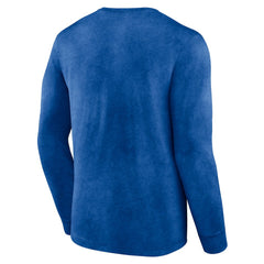 Golden State Warriors Front Court Press Snow Wash Long Sleeve T-Shirt sale - Heather Royal | Fanatics on sale