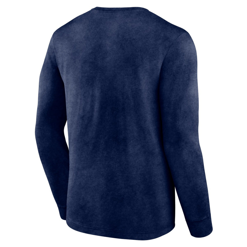 Washington Wizards Front Court Press Snow Wash Long Sleeve T-Shirt - Heather Navy | Fanatics shop