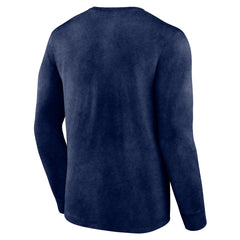 Washington Wizards Front Court Press Snow Wash Long Sleeve T-Shirt - Heather Navy | Fanatics shop