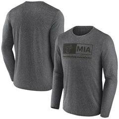 Miami Heat Three-Point Play T-Shirt - Heather Charcoal | Fanatics outlet