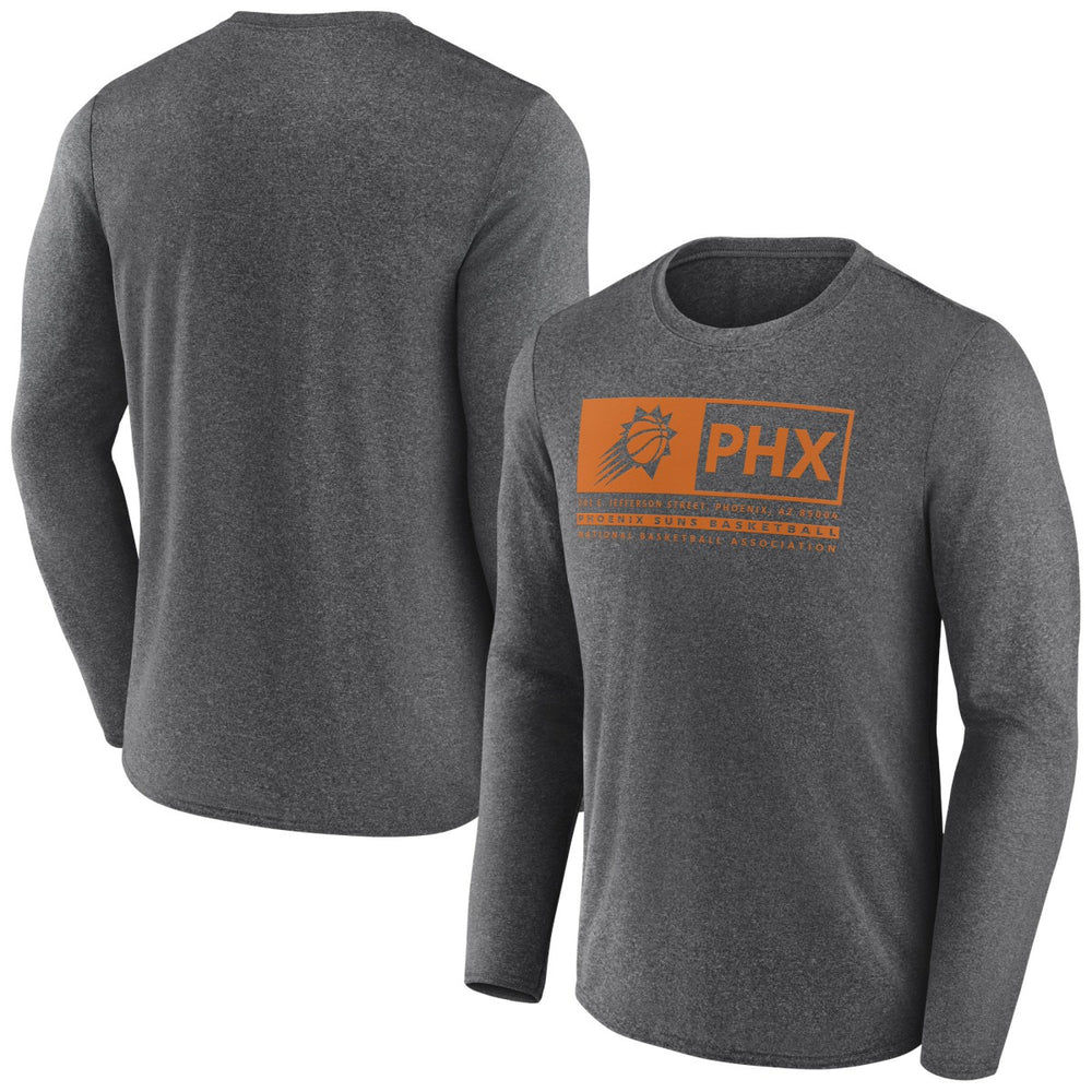 Phoenix Suns Three-Point Play T-Shirt - Heather Charcoal | Fanatics for sale