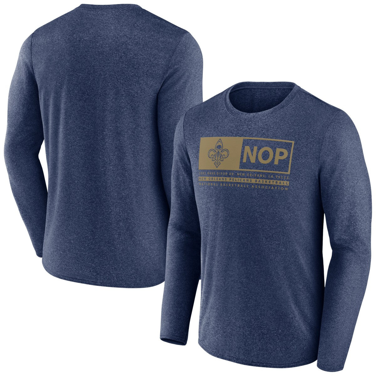 New Orleans Pelicans Three-Point Play T-Shirt - Heather Navy | Fanatics discount
