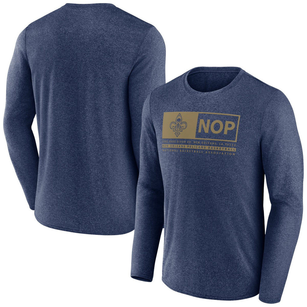 New Orleans Pelicans Three-Point Play T-Shirt - Heather Navy | Fanatics discount