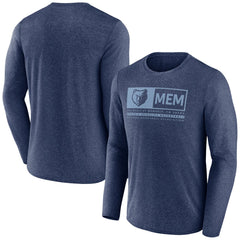 Memphis Grizzlies Three-Point Play T-Shirt - Heather Navy | Fanatics outlet