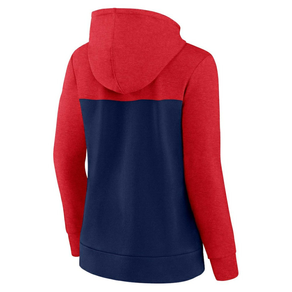 St. Louis Cardinals Women's City Ties Hoodie Full-Zip Sweatshirt - Red/Navy