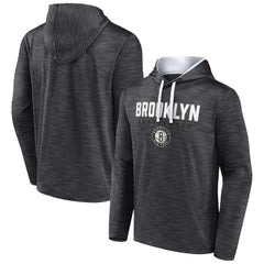 Brooklyn Nets Fast Break Pullover Hoodie - Heather Charcoal | Fanatics on sale