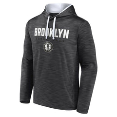 Brooklyn Nets Fast Break Pullover Hoodie - Heather Charcoal | Fanatics on sale