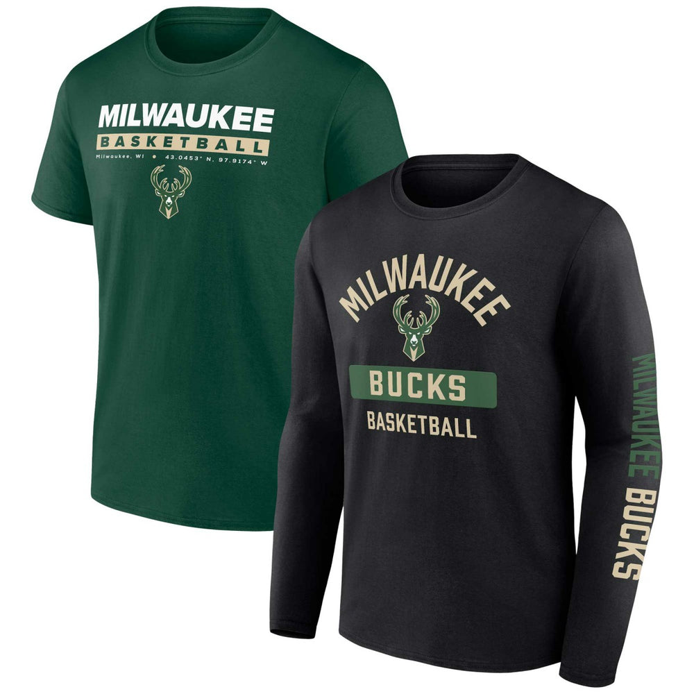Milwaukee Bucks Two-Pack Just Net Combo Set - Hunter Green/Black | Fanatics for sale