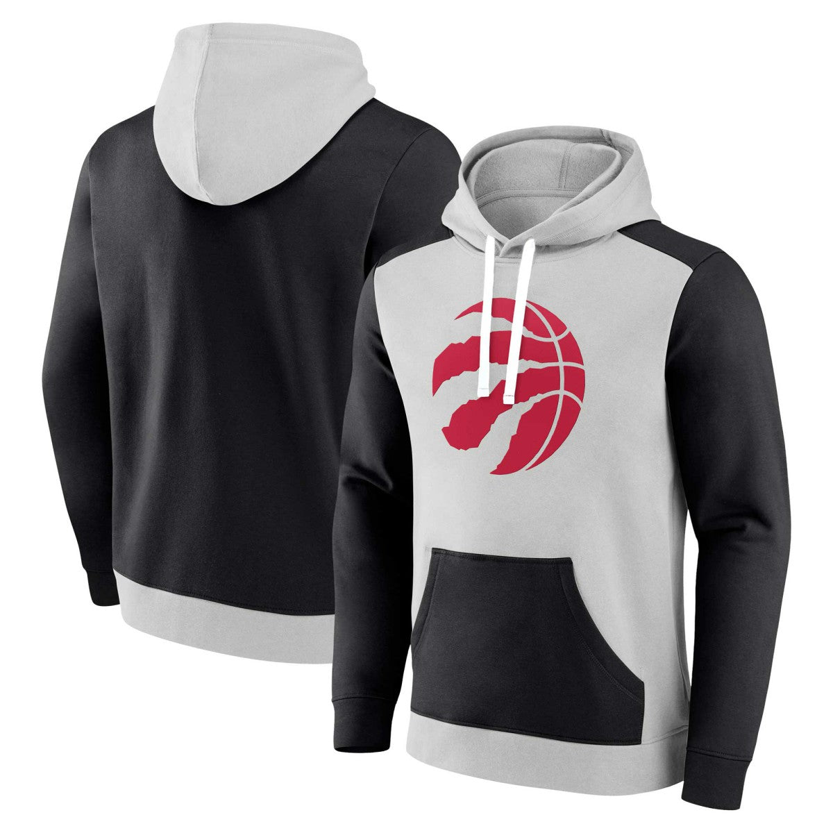 Toronto Raptors Arctic Colorblock Pullover Hoodie - Gray/Black | Fanatics cheap