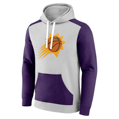 Phoenix Suns Arctic Colorblock Pullover Hoodie - Gray/Purple | Fanatics online