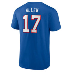 Josh Allen Buffalo Bills Icon Player Name & Number T-Shirt - Royal on sale