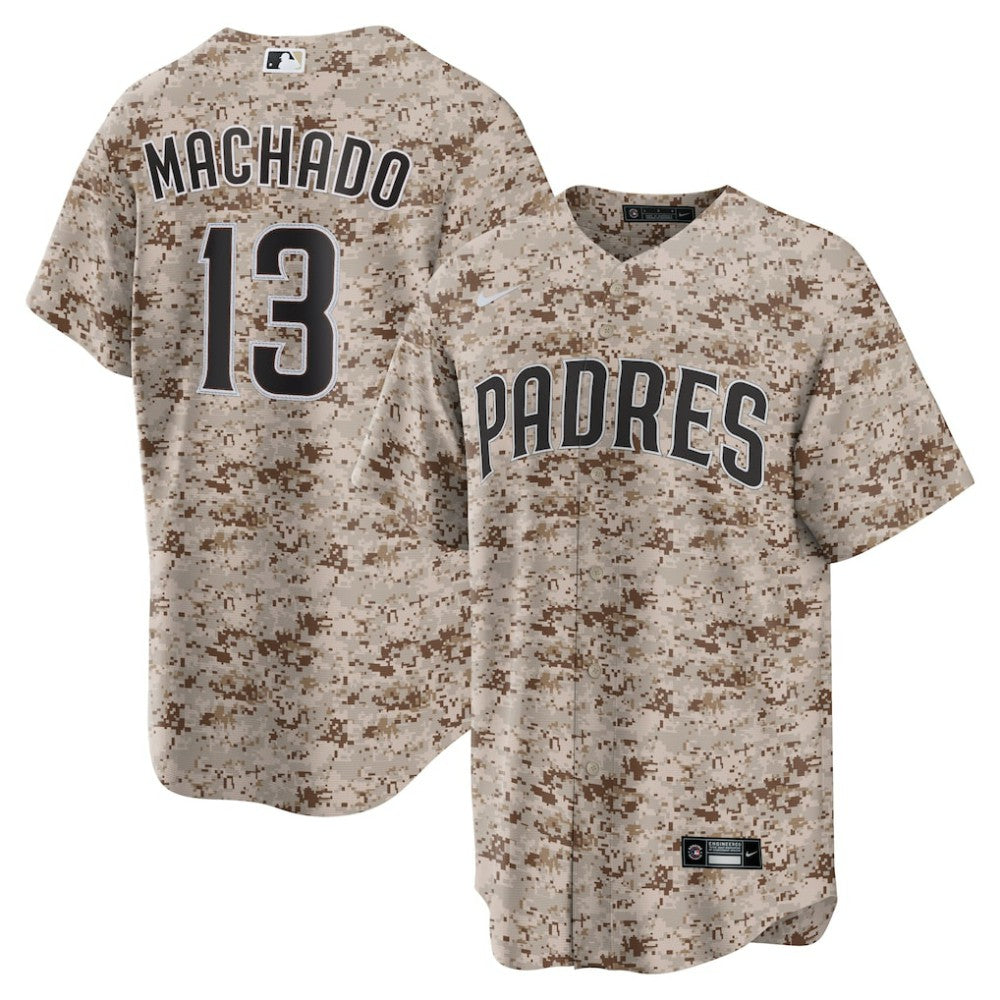Manny Machado San Diego Padres USMC Alternate Replica Player Jersey - Camo | Nike