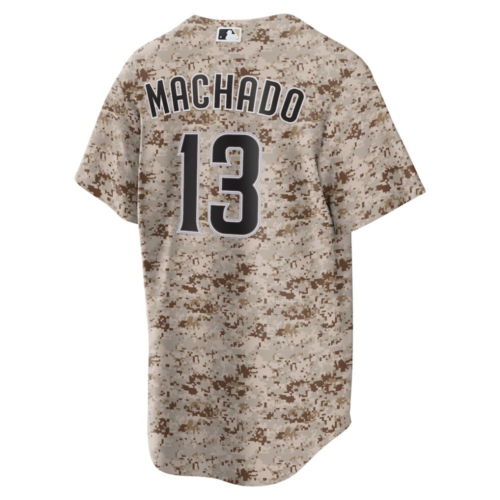 Manny Machado San Diego Padres USMC Alternate Replica Player Jersey - Camo | Nike